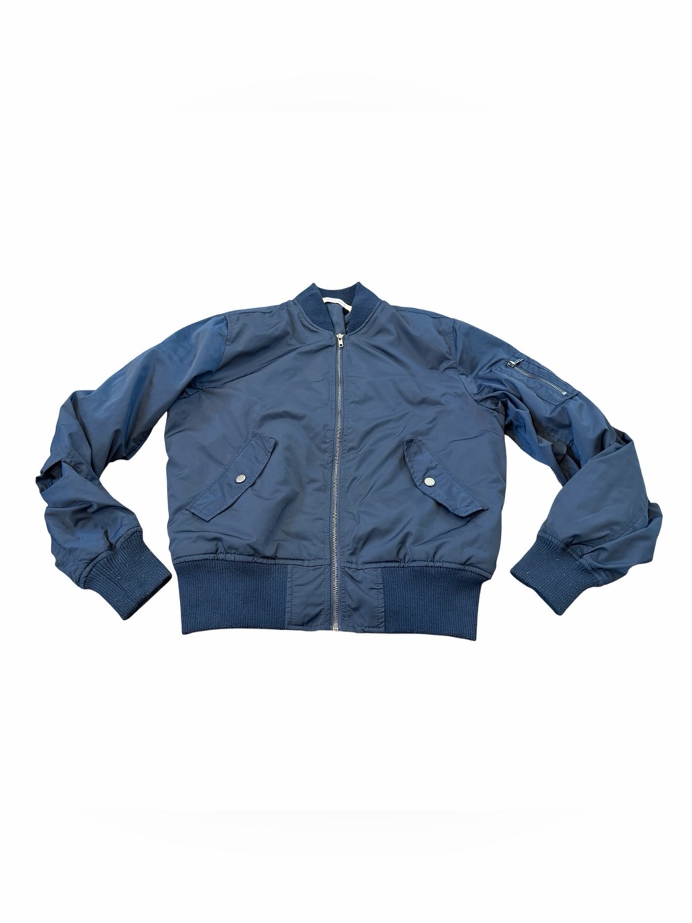 Pacsun Navy Blue Bomber Jacket, Men’s Size Small